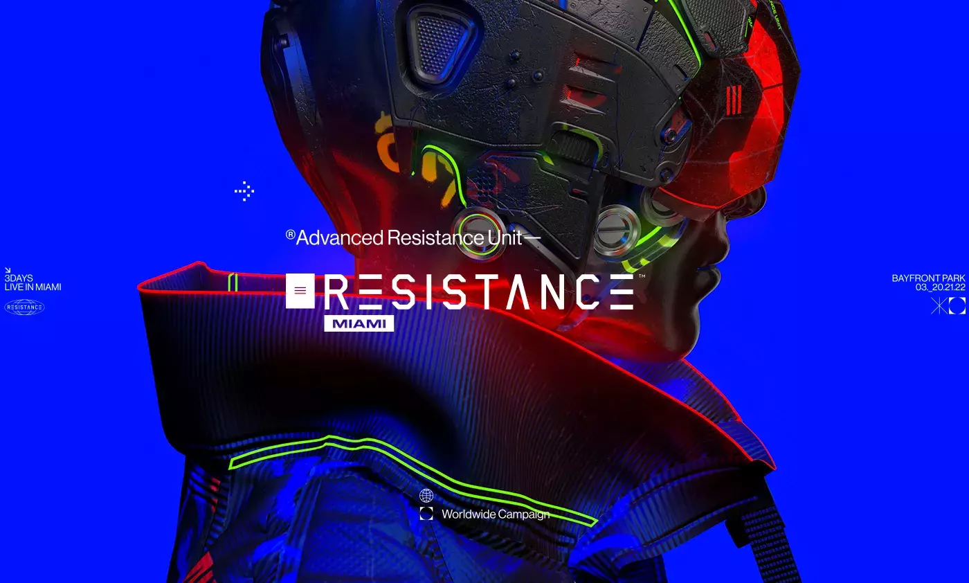 Ultra Music Festival — Resistance 20' Campaign