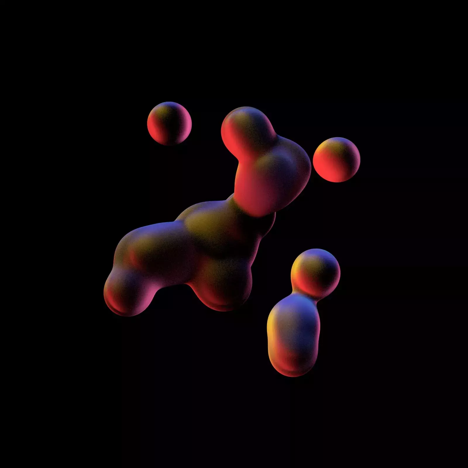 Metaballs — organic looking n-dimensional isosurfaces