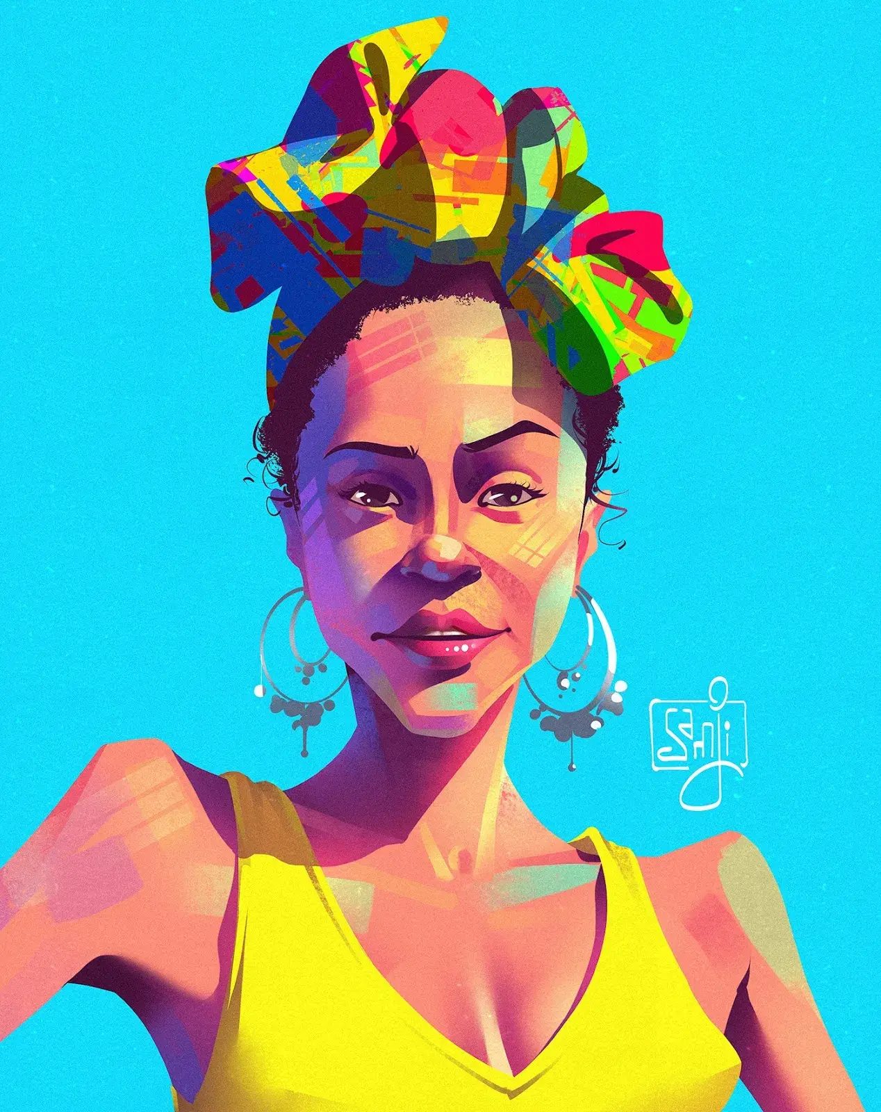 Palette of expressions: Samji's vibrant portrait studies to illuminate your inspiration