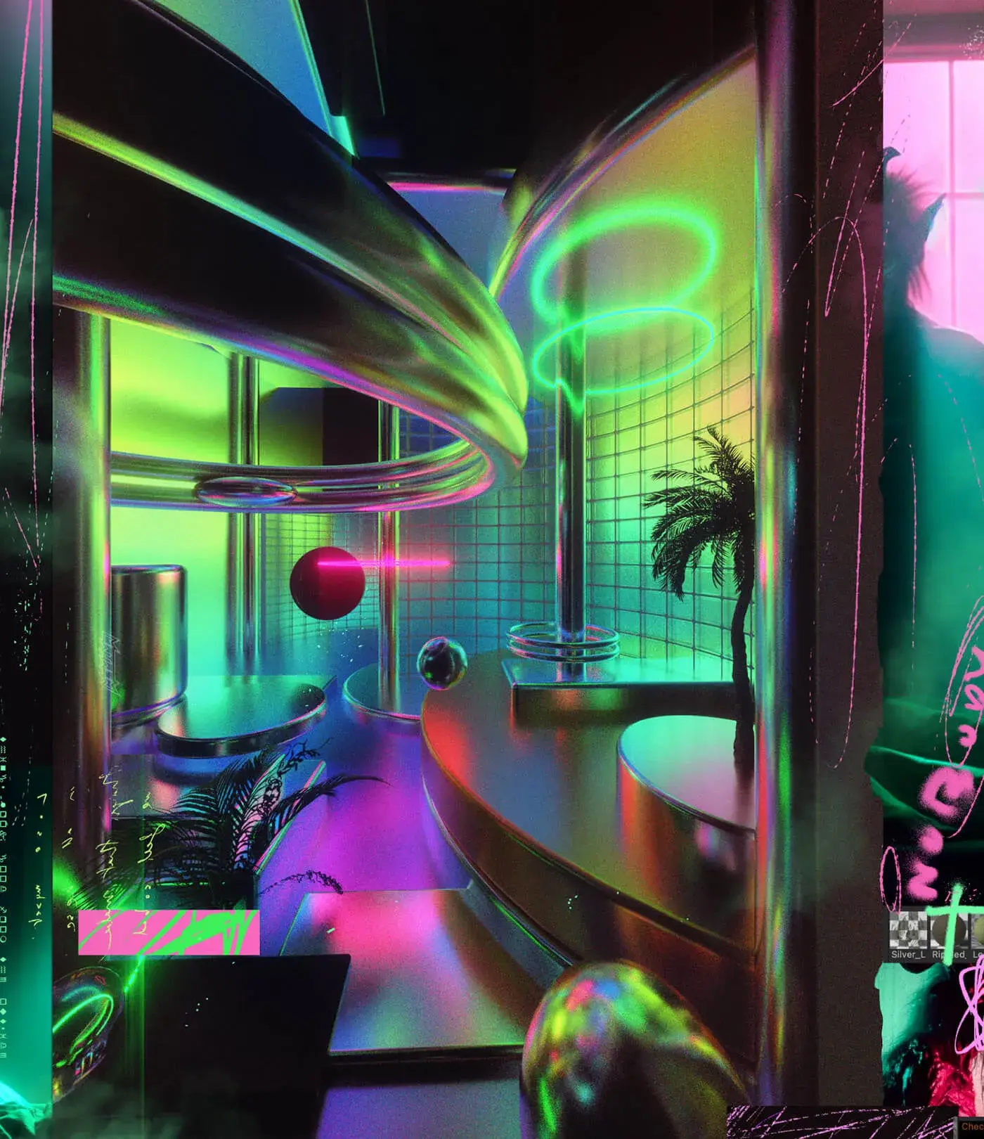 Vibrant 3D dystopian art: exploring Prateek Vatash's digital art