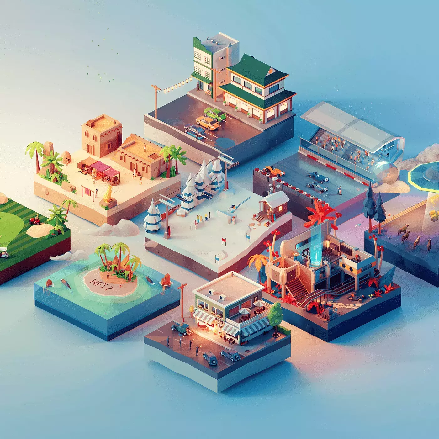 Low Poly Worlds 2 — Designed by Pavel Novák