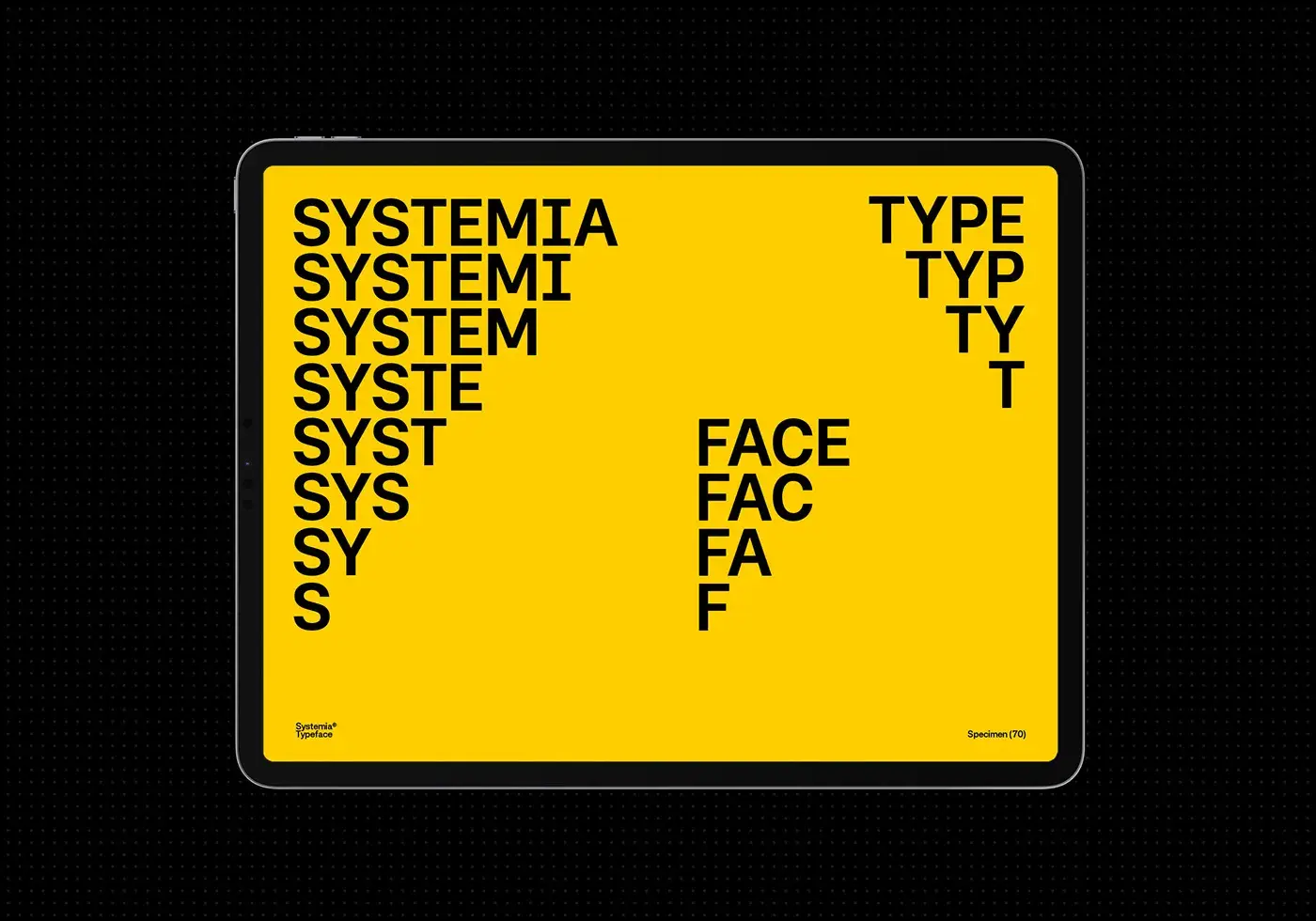 Crafting timeless innovation: Peregrin Studio's Systemia® typeface