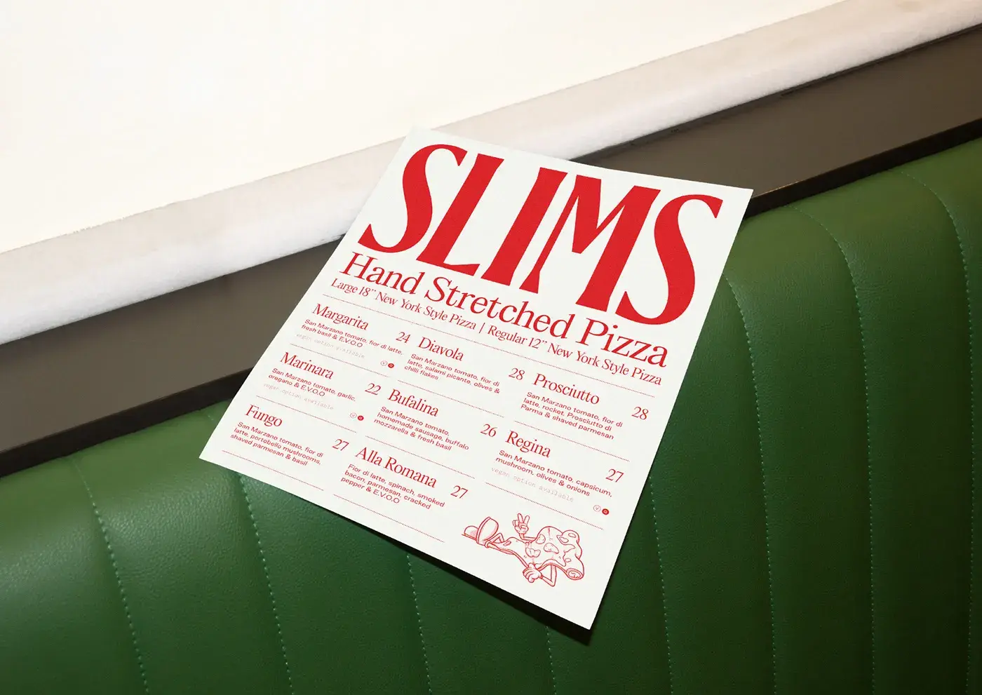 Slims Pizza Branding & Packaging