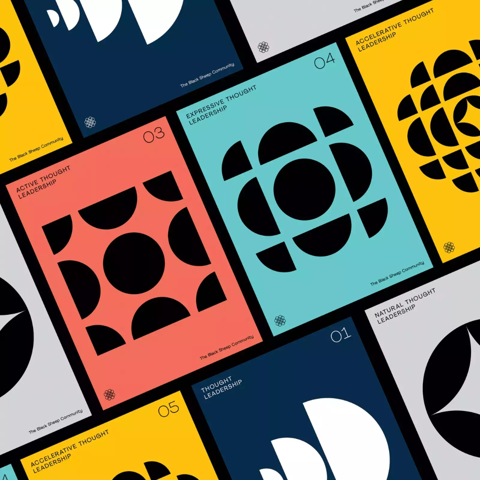 Visual identity for The Black Sheep Community