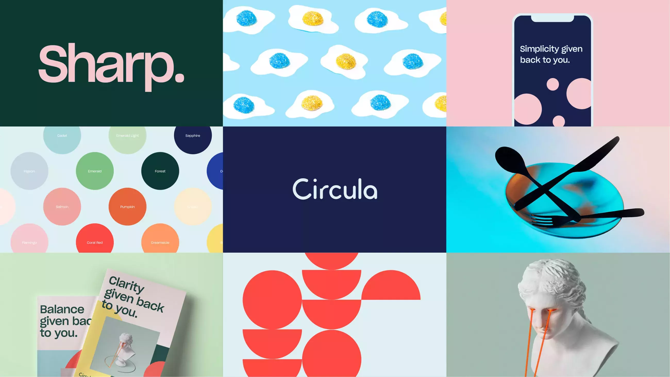 Simplicity at its best with Circula visual identity