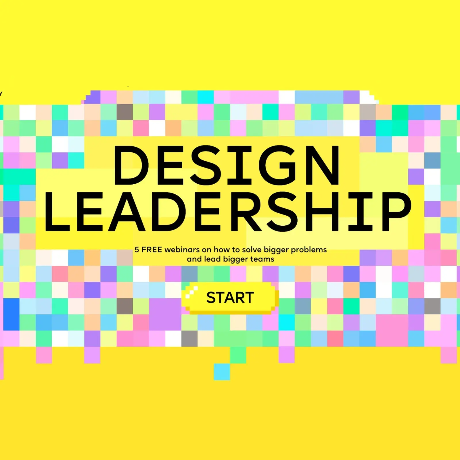 Visual identity for Design Leadership Webinars by Future London Academy