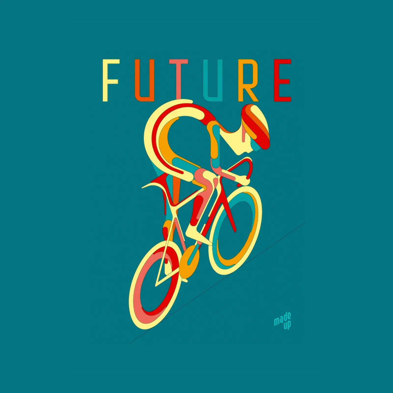 Illustration Spotlight: V É L O by Made Up Studio, Ode to Cycling