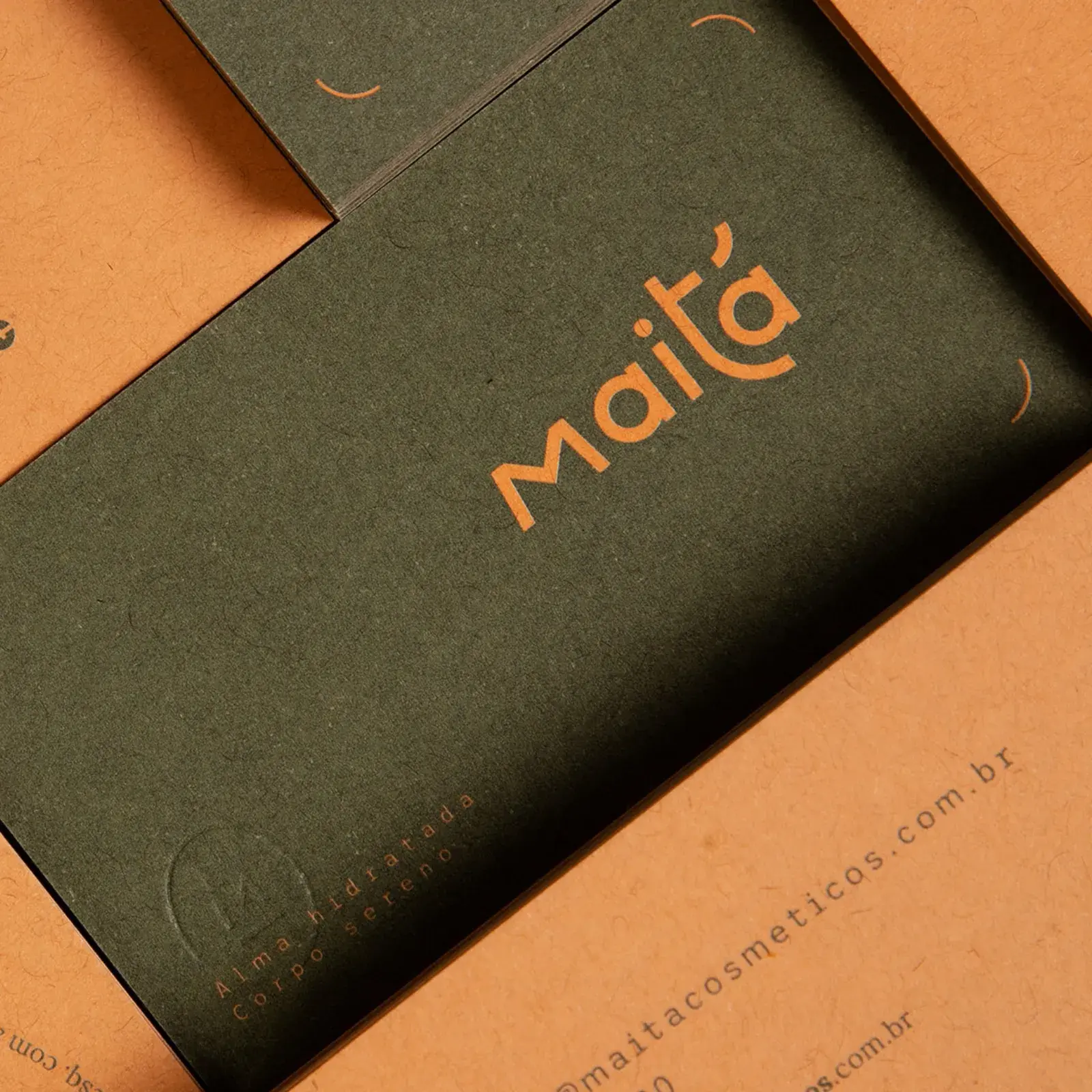 Branding and visual identity for Maitá Cosméticos