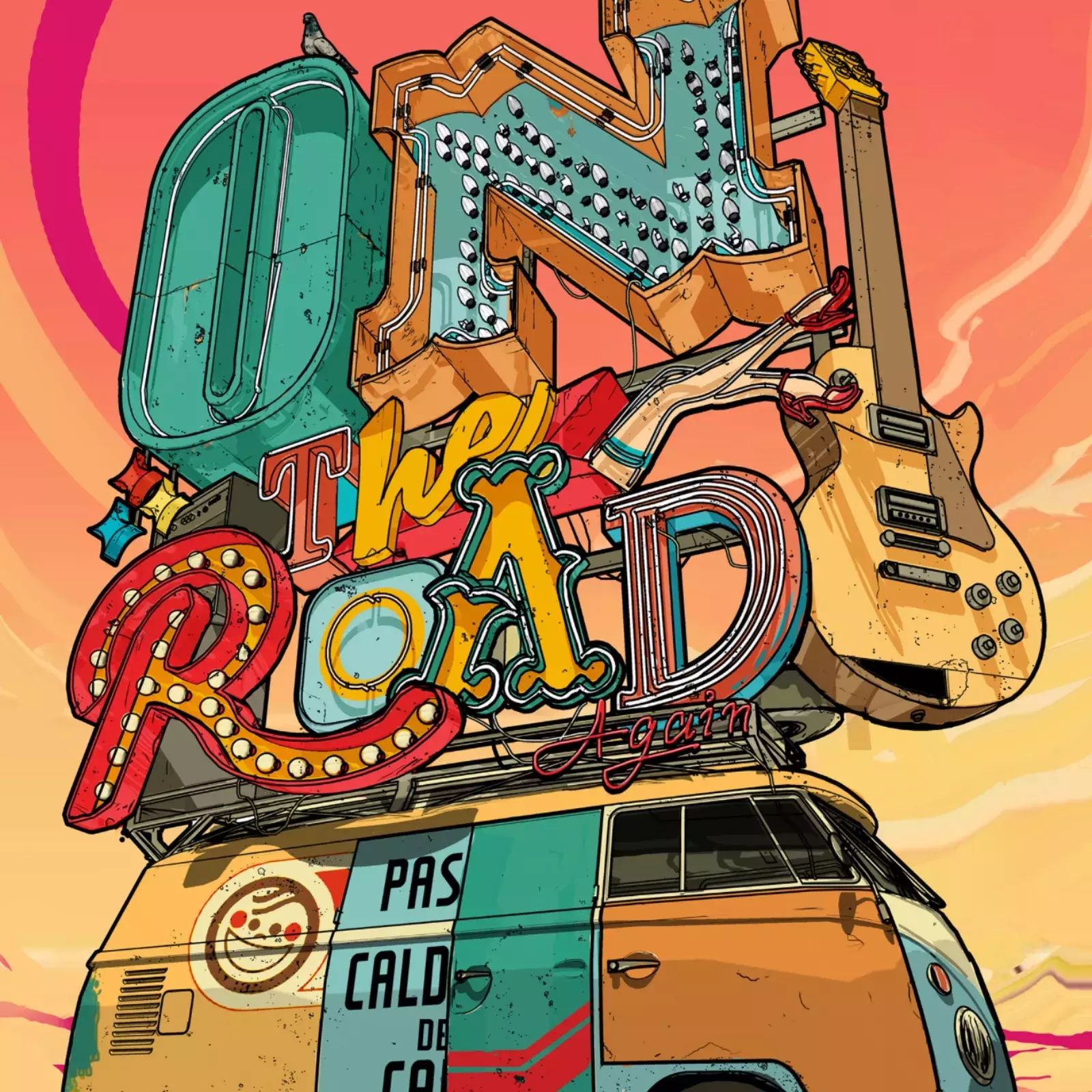 ON THE ROAD - Illustration