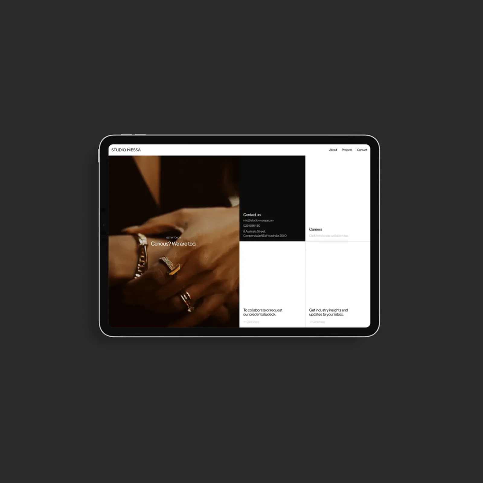 Studio Messa's Minimalist Web Design: A Masterclass in Elegance