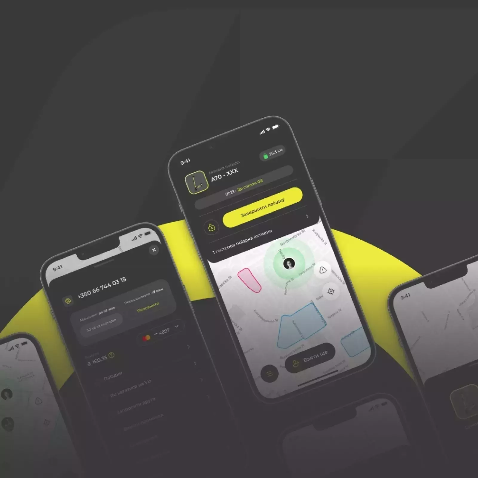 UX for VIZ Transport Rental App