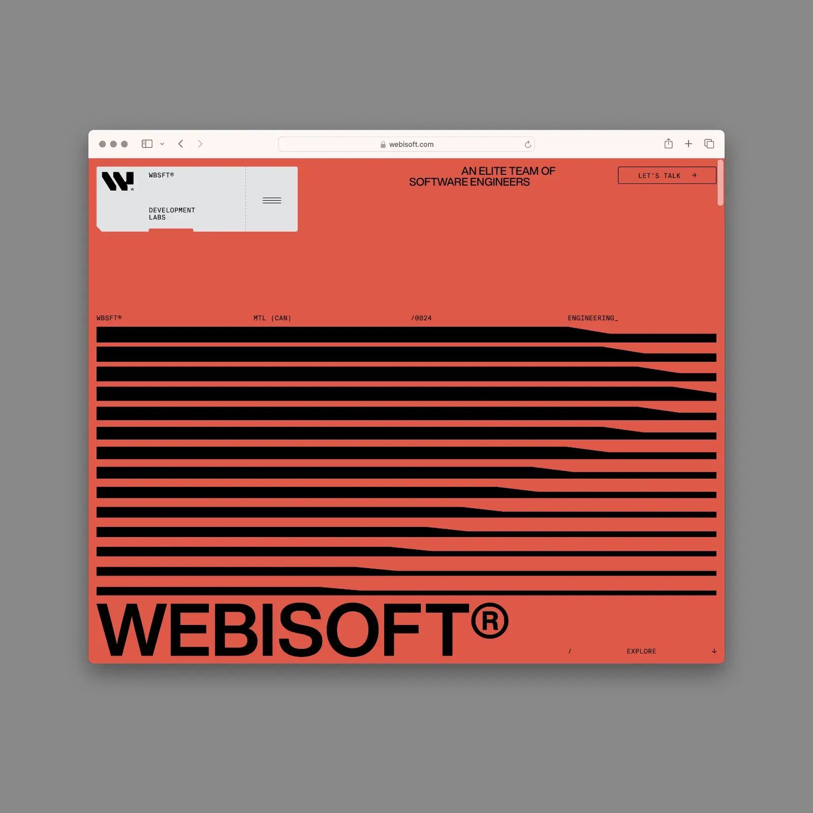 Webisoft’s Bold Digital Identity and Web Design by Locomotive