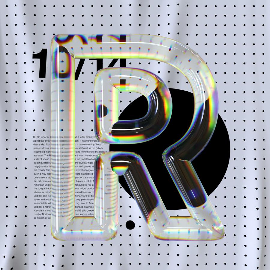 Alphabet Dispersion Typography Series