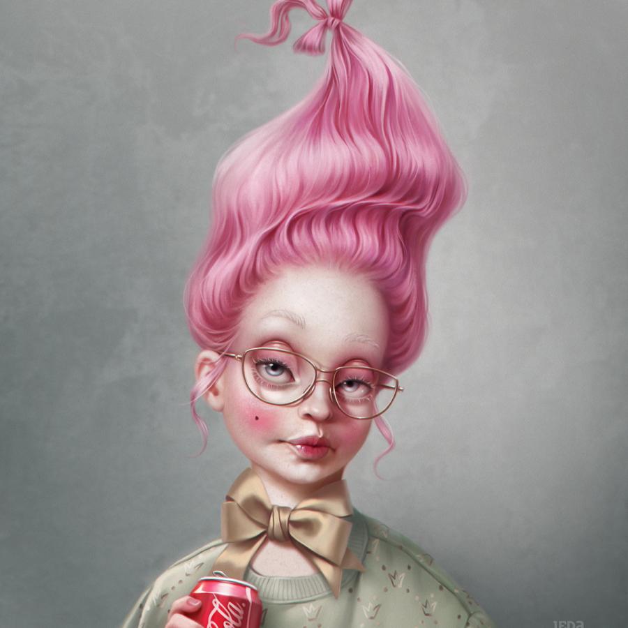 Girls Series by Lera Kiryakova — Character Design 