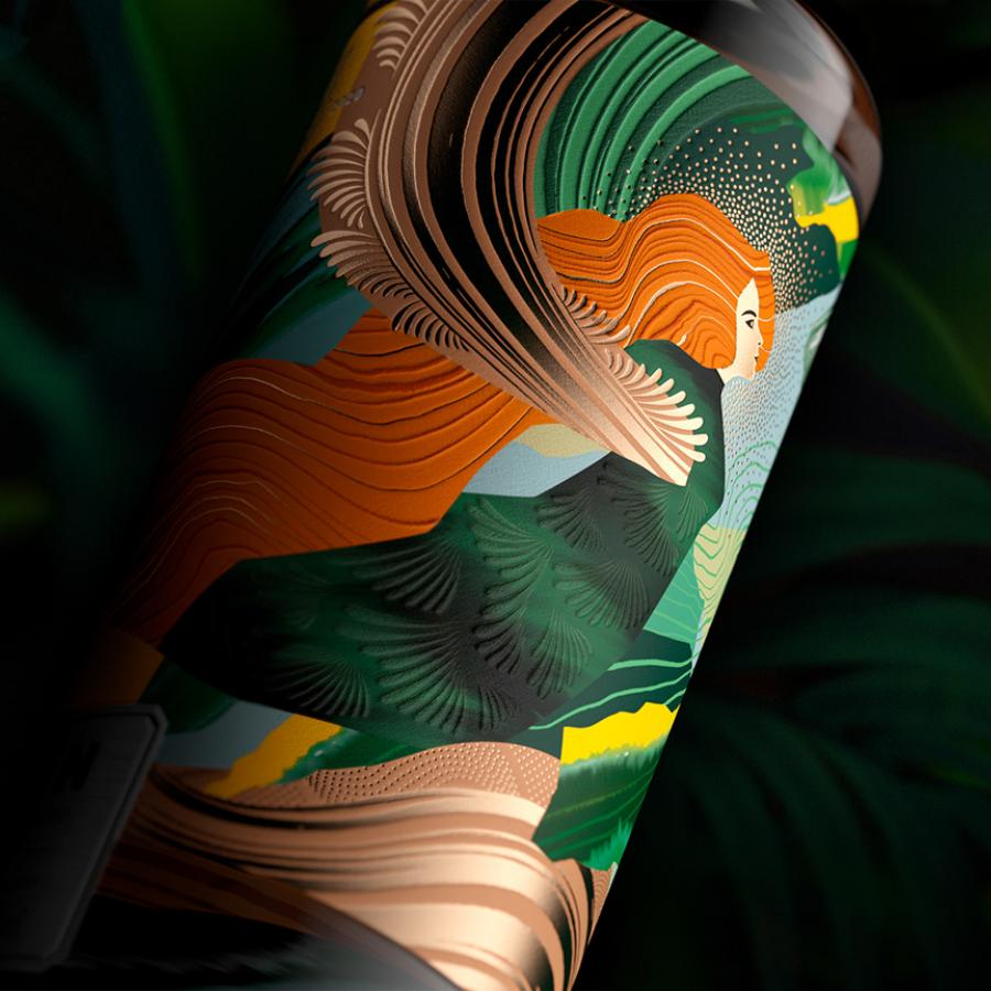 Mesmerizing Packaging Design for SAIREN Rum