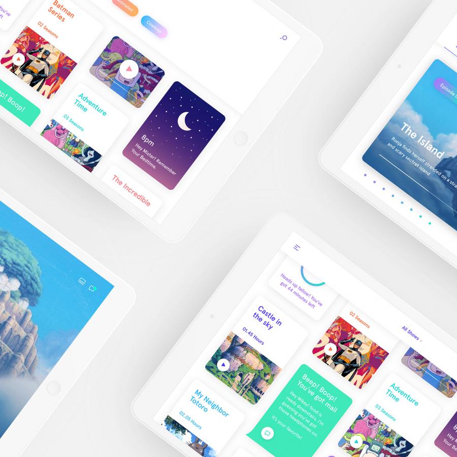 Designing a Streaming App for Kids, Hello KiddOs - Interaction Design