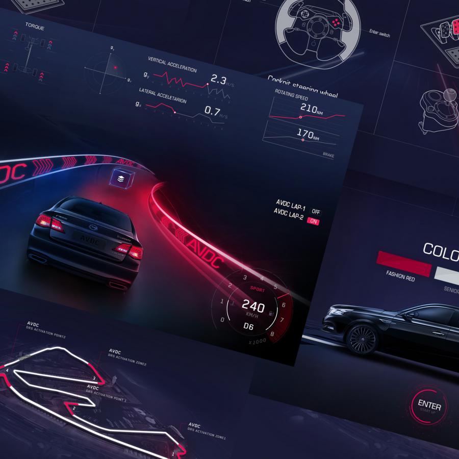Crafting the AVDC Simulation Driving Experience - Interaction Design