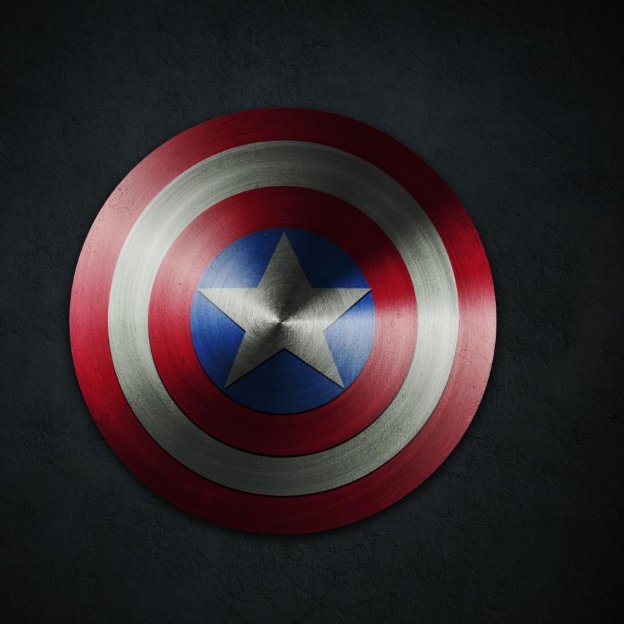 Captain America Shield in Pixelmator