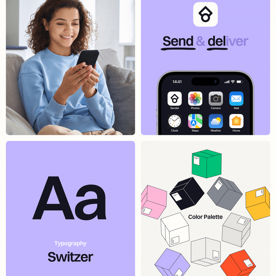 Sendel - Package delivery app design concept