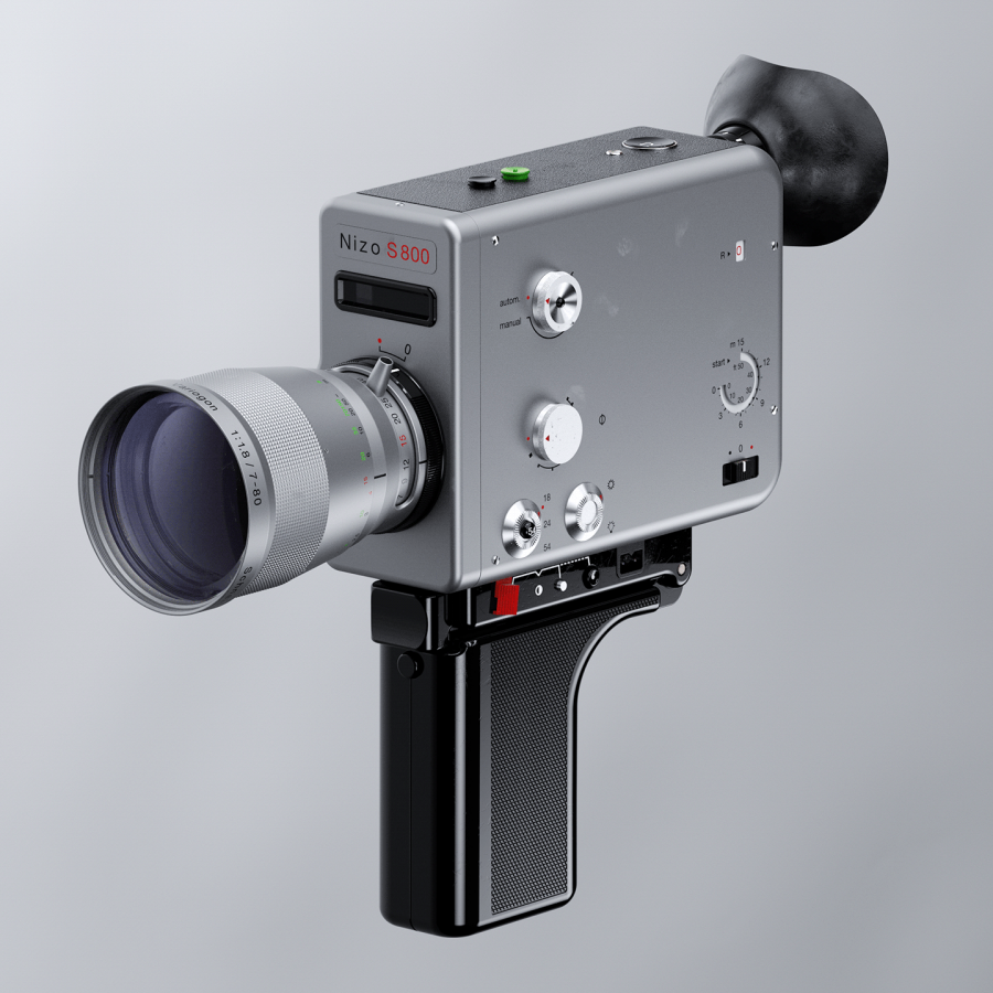 Nizo S 800 Braun Super 8 built-in 3D - Digital Art