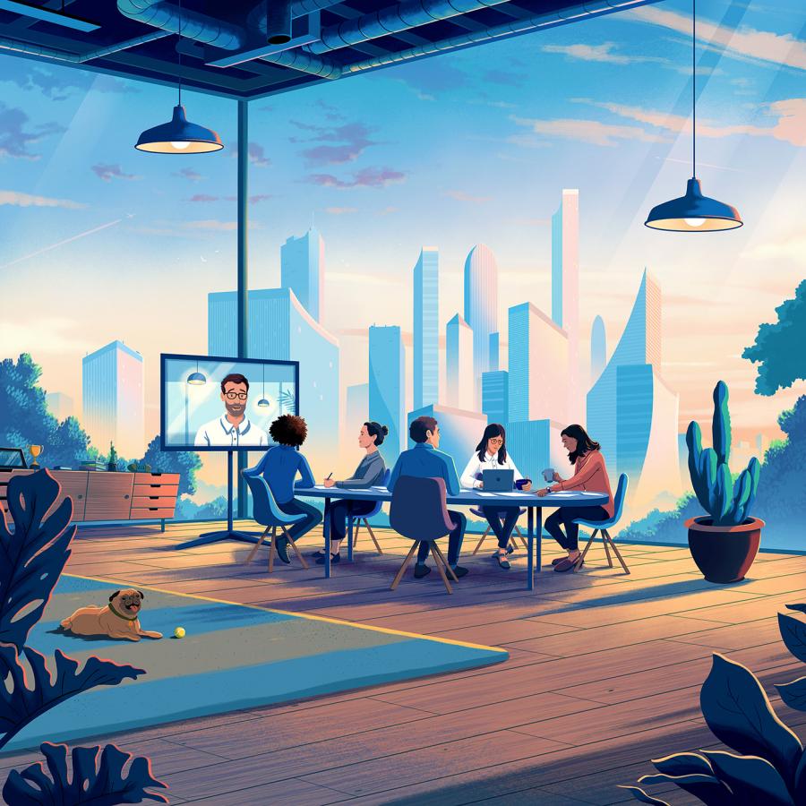 Editorial Illustrations for Morgan Stanley