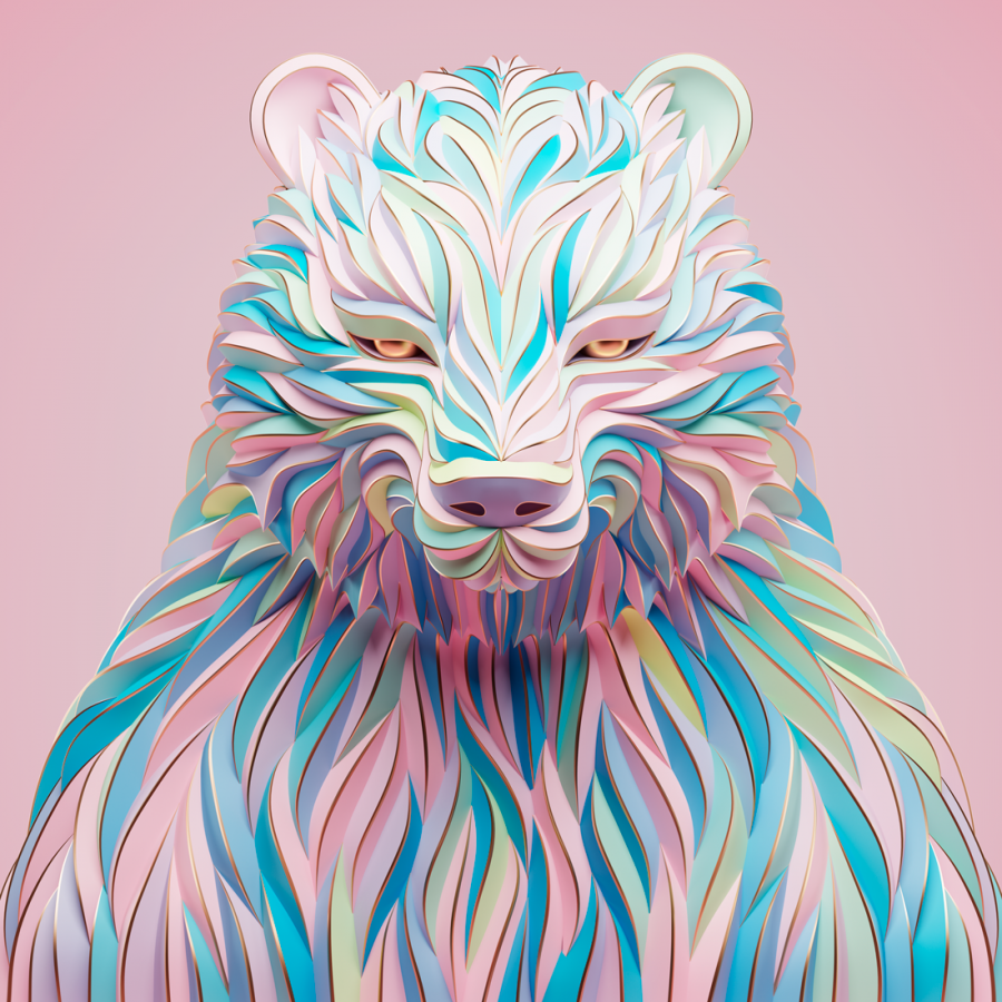 3D Animal Portraits by Maxim Shkret