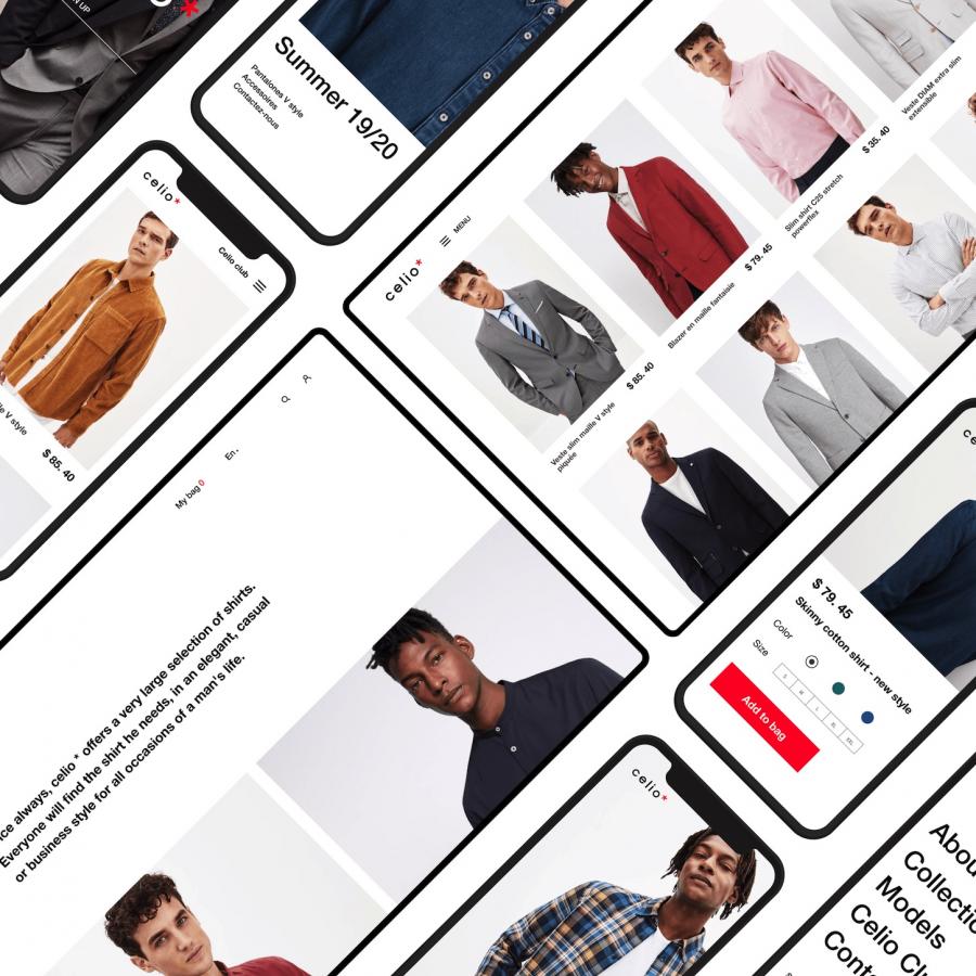 UI/UX Website Redesign Concept for Celio*