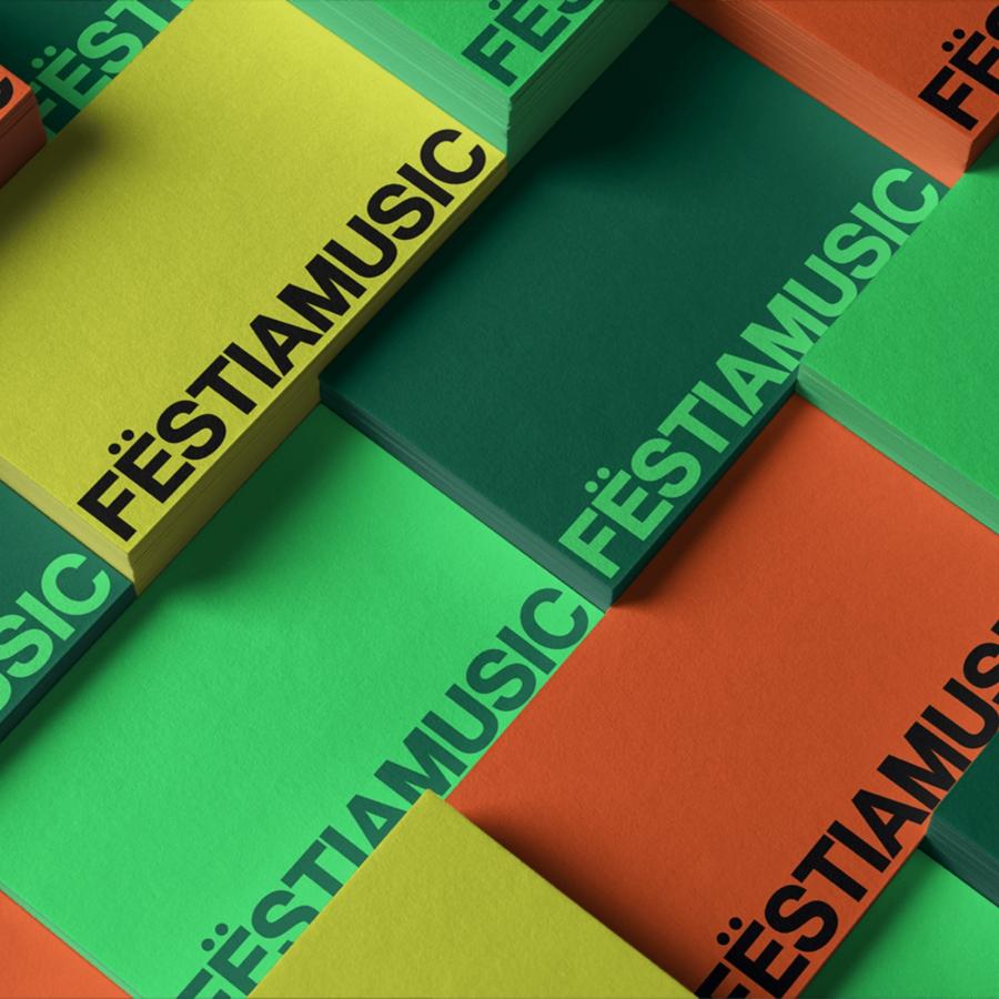 FëstiaMusic's Branding: A Testament to Minimalistic Brilliance in Visual Identity