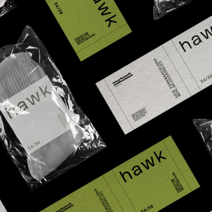 ​​​​​​​Hawk Skateboard Branding