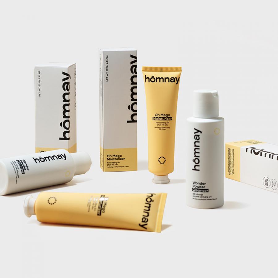 hômnay beauty: Revolutionizing Skincare Branding + packaging design 