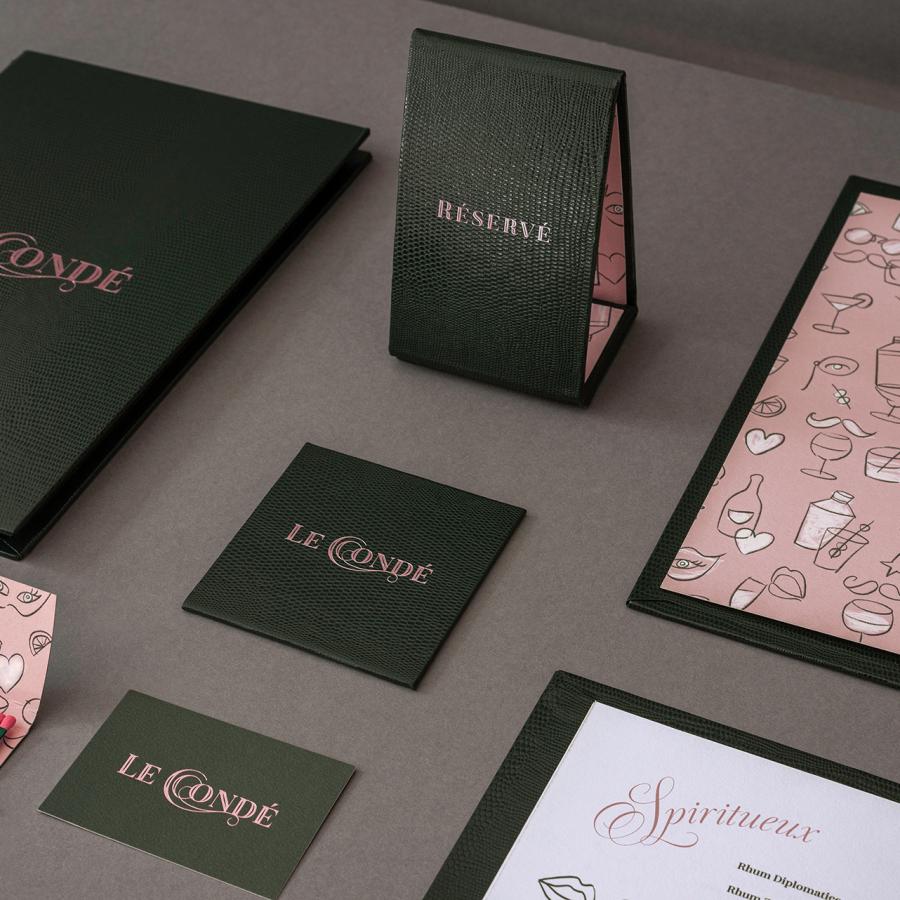 Le Condé, Punch & Cocktail Bar Branding