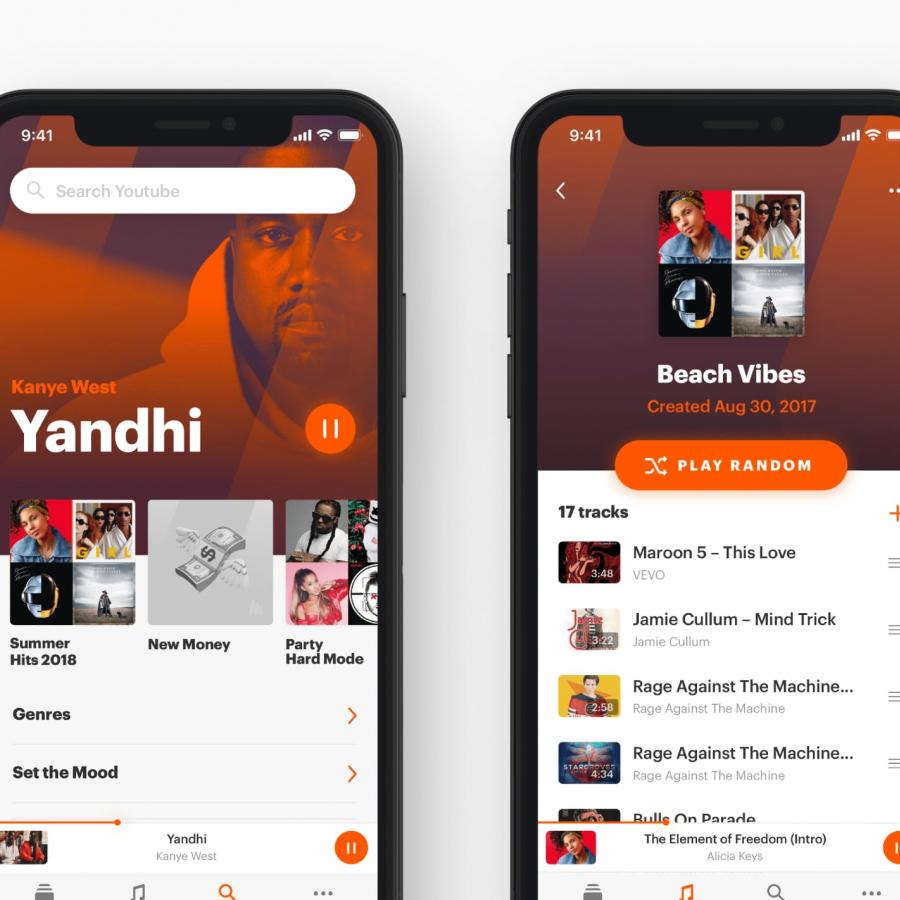 UX & UI Design for Musi Music Streaming App 