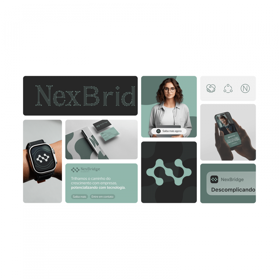 Branding and Visual Identity of NexBridge by Emmanuel Machado